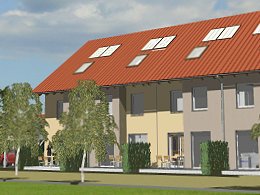 Modernes Wohnen in Stutensee Friedrichstal 4 Reihenhuser zu verkaufen
